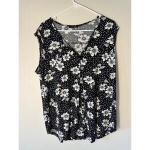 Plus Size Paper Moon FLoral Tank Top Size 1X